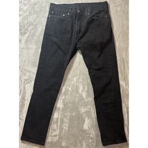 Levis 511 Jeans Mens 34x30 Black Straight Leg Work Casual Western USA